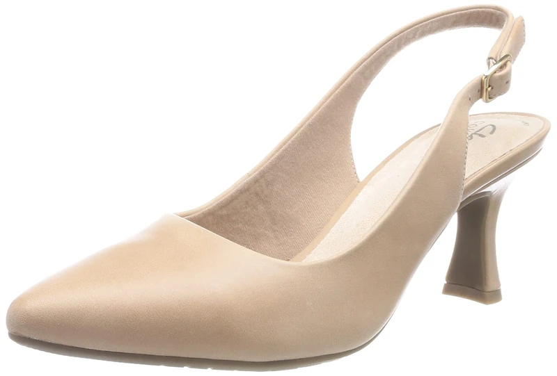 Clarks Women's Kataleyna Step Pump, Warm Beige, 5.5 UK