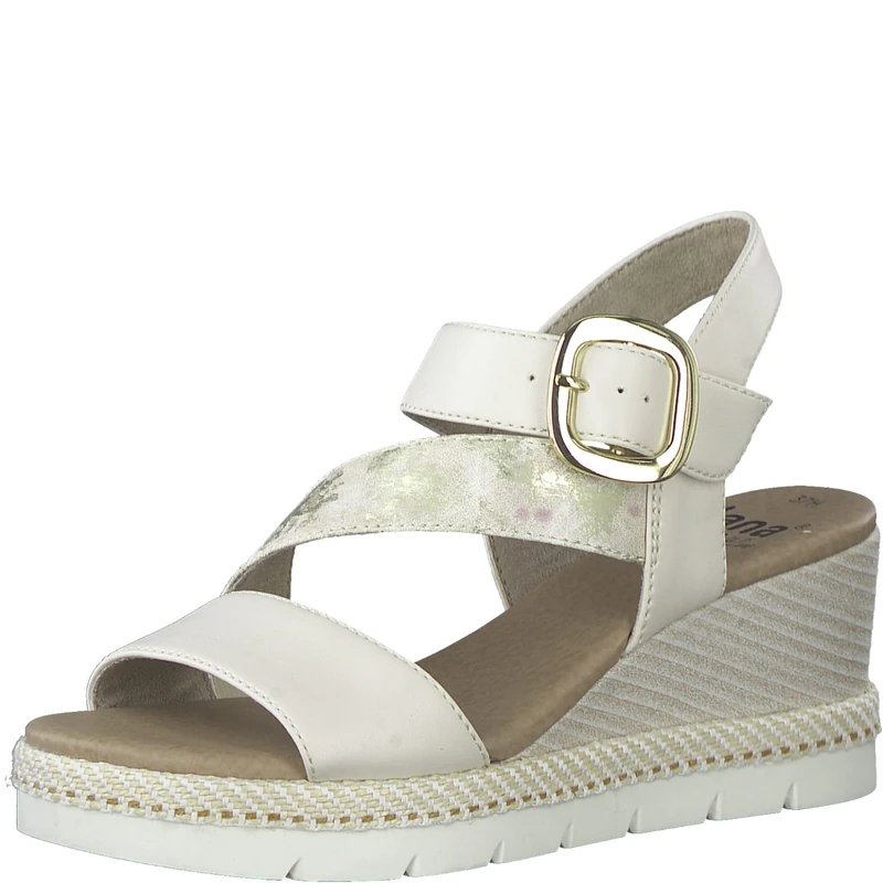 Jana Softline Women's 8-8-28370-20 Heeled Sandal, Beige, 5 UK - Image 1