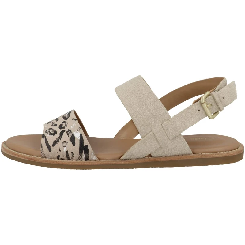 Clarks Women's Karsea Strap Sandal, Light Sand, 5.5 UK