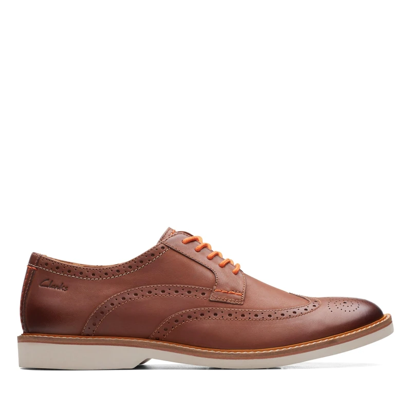 Clarks AtticusLTLimit Mens Dark Tan Lea, 11