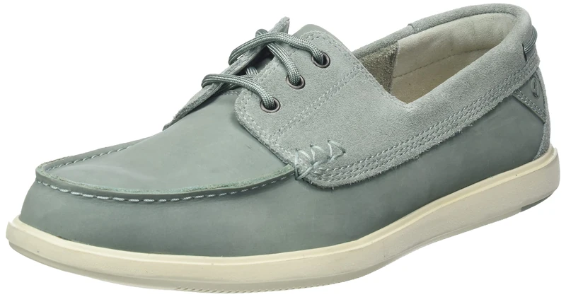 Clarks Men's Bratton Boat, Aqua Nubuck, 6 UK