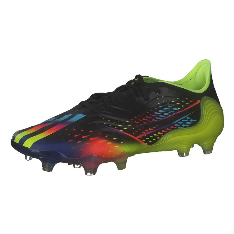 adidas Copri Sense.1 FG, Unisex Shoes, Core Black Bright Cyan Team Solar Yellow, EU 38 - UK 5
