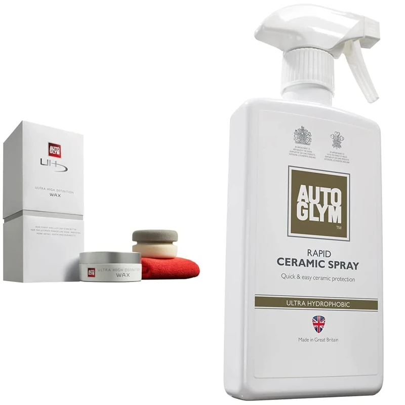 Autoglym Ultra High Definition Wax & Rapid Ceramic Spray, 500ml