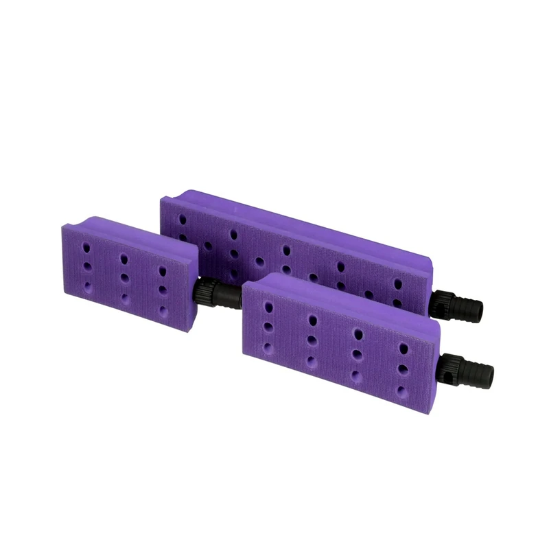 3M Hookit Dust Extraction Flexible Sanding Block Kit, 35829, Includes Four Lengths, Captures Dust for Automotive Sanding