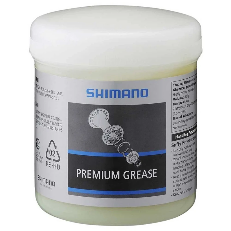 SHIMANO Premium Dura-Ace 500 g tub Grease for Bicycle Maintenance, White - Image 1