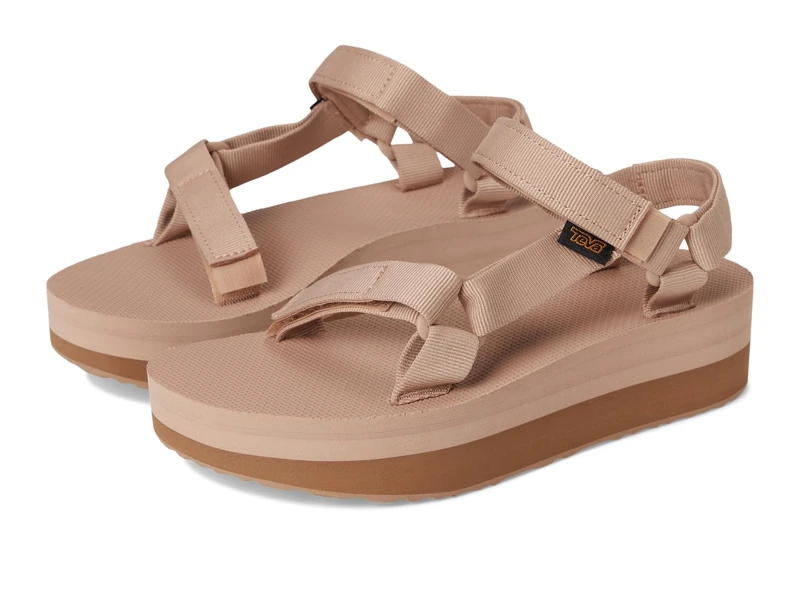 Teva Women's Flatform Universal Sandals, Maple Sugar/Lion, 4 UK