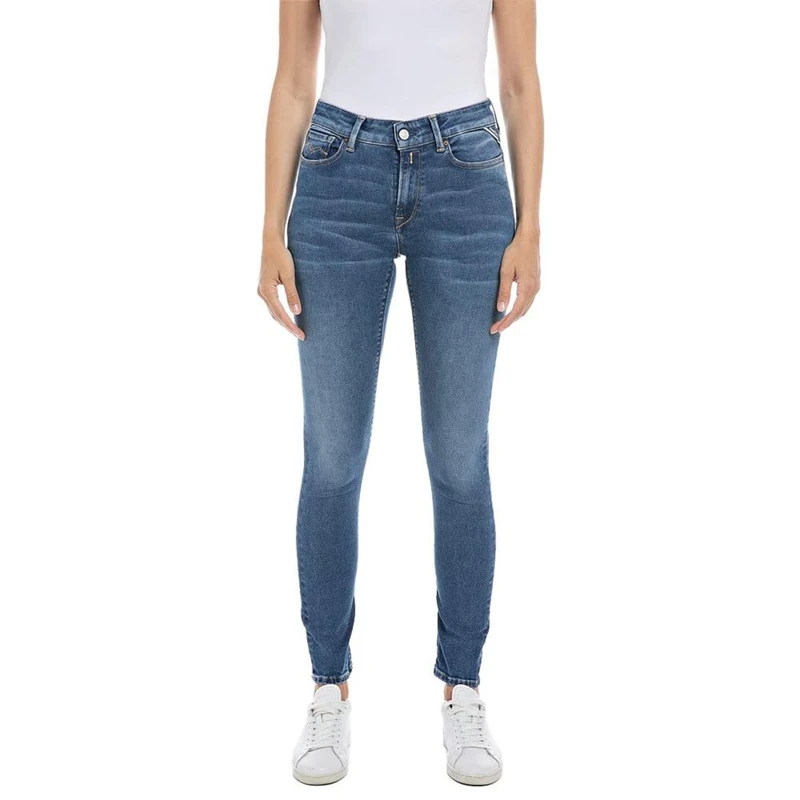 Replay Women's Luzien Hyperflex Skinny Jeans - Medium Blue