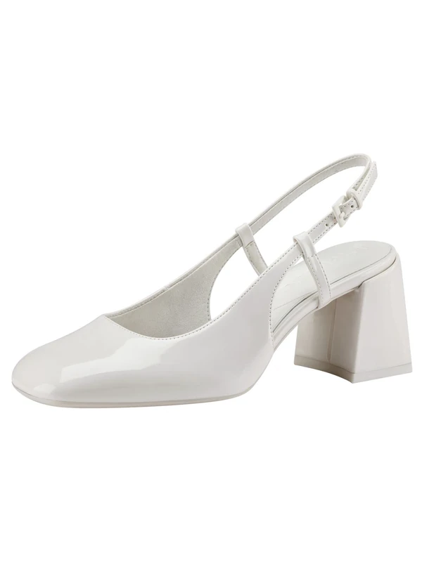 Tamaris Slingpumps 1-1-29601-20, White, 7.5 UK