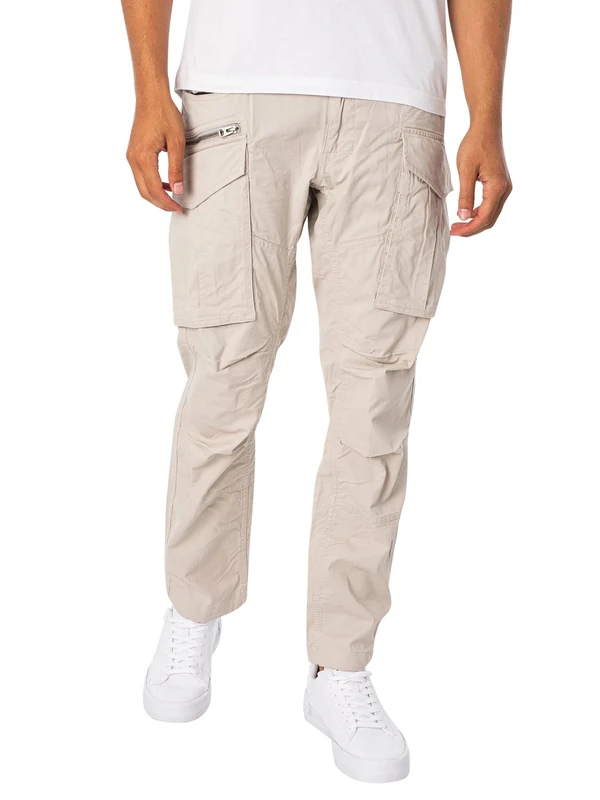 REPLAY Men's Cargo Pants Joe Comfort-Fit in Comfort Cotton, Aluminium 205 (Beige), 29W / 30L