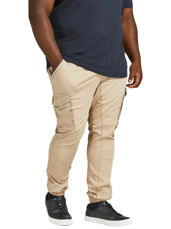 JACK & JONES Paul Flake 542 Cargo Trousers W38 (Off-White)