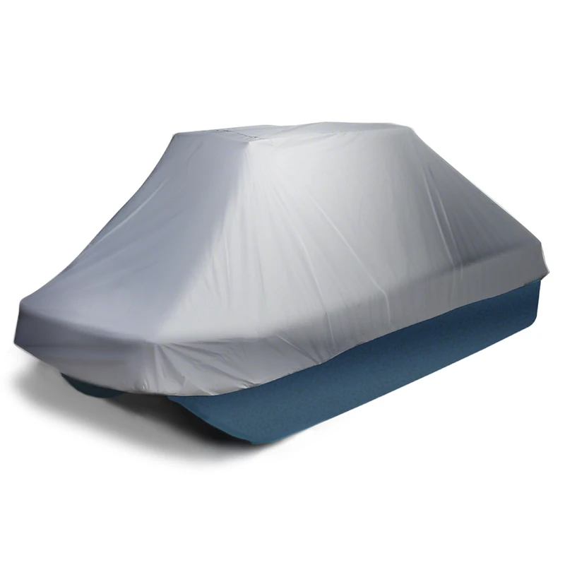 EliteShield Waterproof Pond Boat Storage Cover, Fits Pond Prowler Bass Boat up to 10.2ft Long, Beam Width up to 50 inch Silver Color