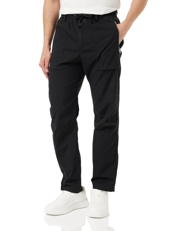 REPLAY Men's M9925 Essential Pants, Black 098, 40W