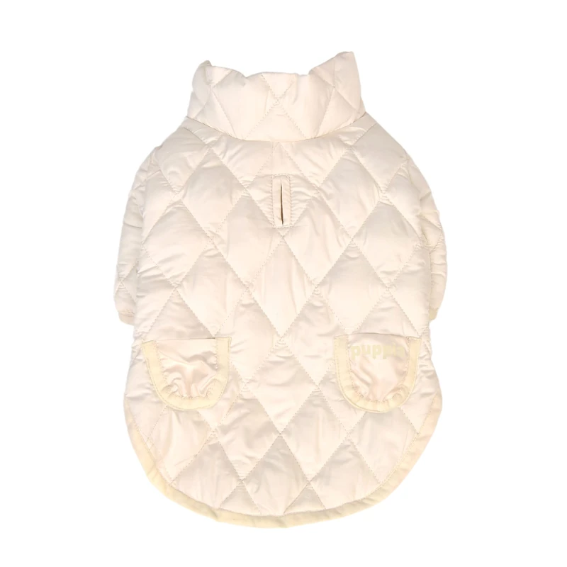 Puppia PAVD-JM1941-IV-S Sweater Cotton Candy Dog,Ivory,S