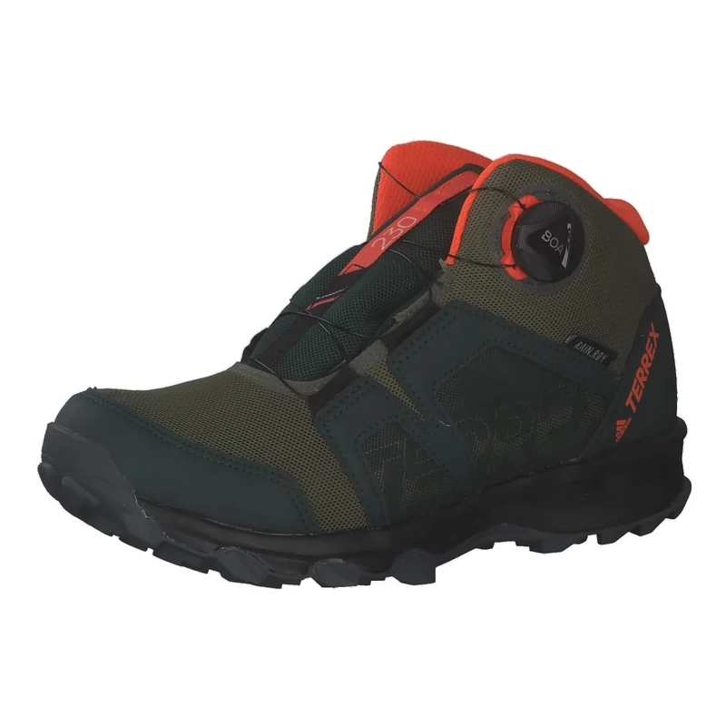 adidas Terrex Boa Mid R.rdy K Shoes-High (Non-Football), Shadow Green Pulse Olive Impact Orange, 6 UK