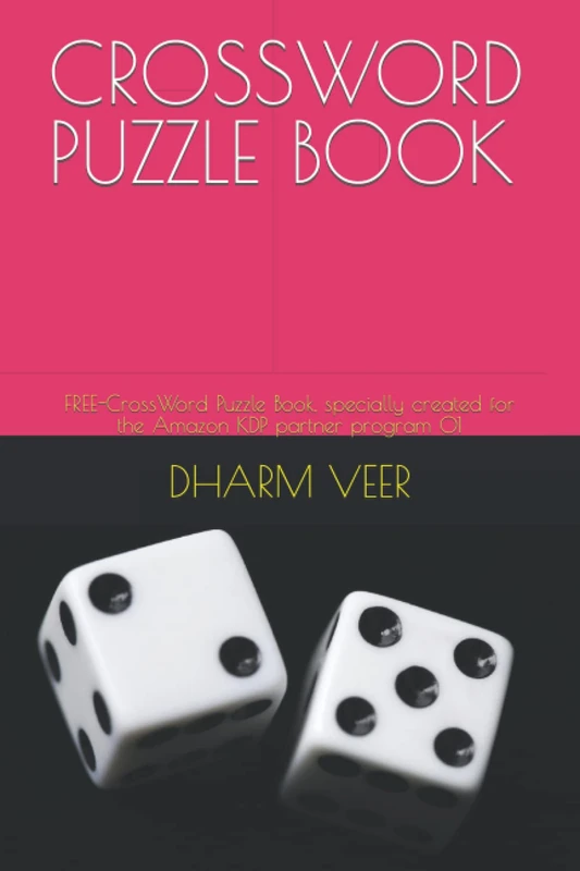 CROSSWORD PUZZLE BOOK: FREE-CrossWord Puzzle Book, specially created for the Amazon KDP partner program 01