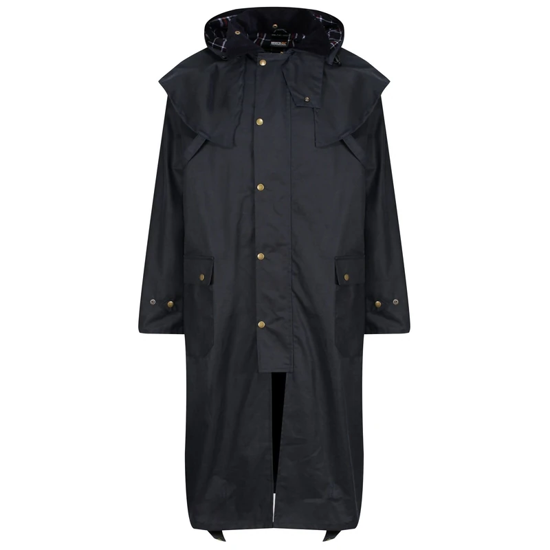Regatta Professional Mens Cranbrook Longline Lightweight Wax Jacket - Perfect for Outdoors, Walking, Hiking & Camping