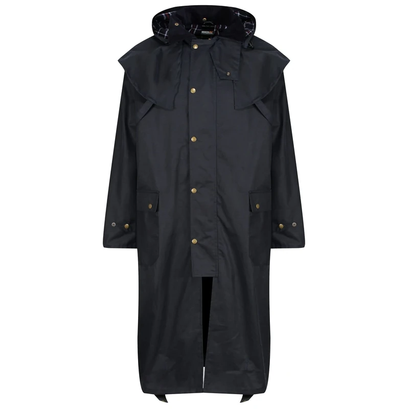 Regatta Professional Mens Cranbrook Longline Lightweight Wax Jacket - Perfect for Outdoors, Walking, Hiking & Camping
