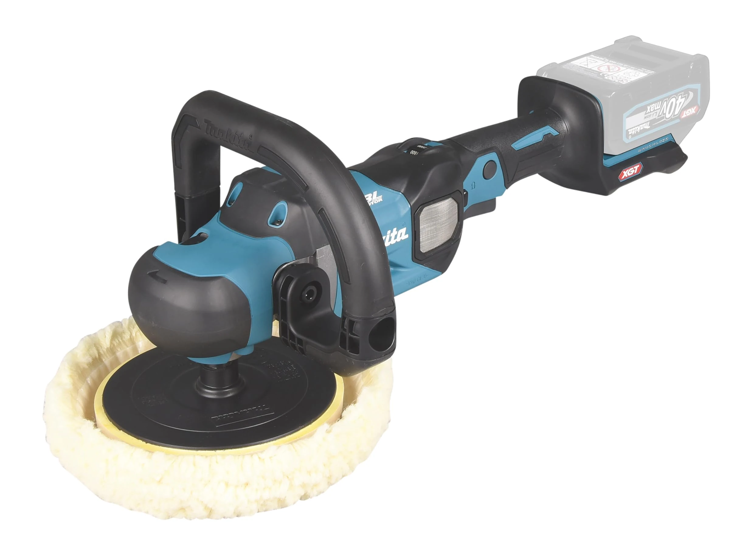 Makita PV001GZ 40V Max Li-ion XGT Brushless 180mm (7”) Polisher – Batteries and Chargers Not Included