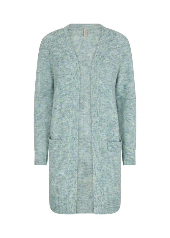 SOYACONCEPT Women's Cardigan, Moss Green melan, S - Image 1