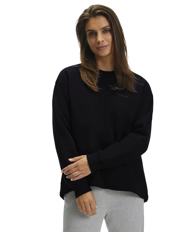 FALKE Women's Sweatshirt-66206 Blouse, Black, XL UK