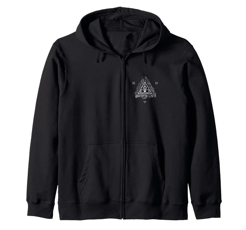 Lamb of God Omens Raven Front Back Print Zip Hoodie
