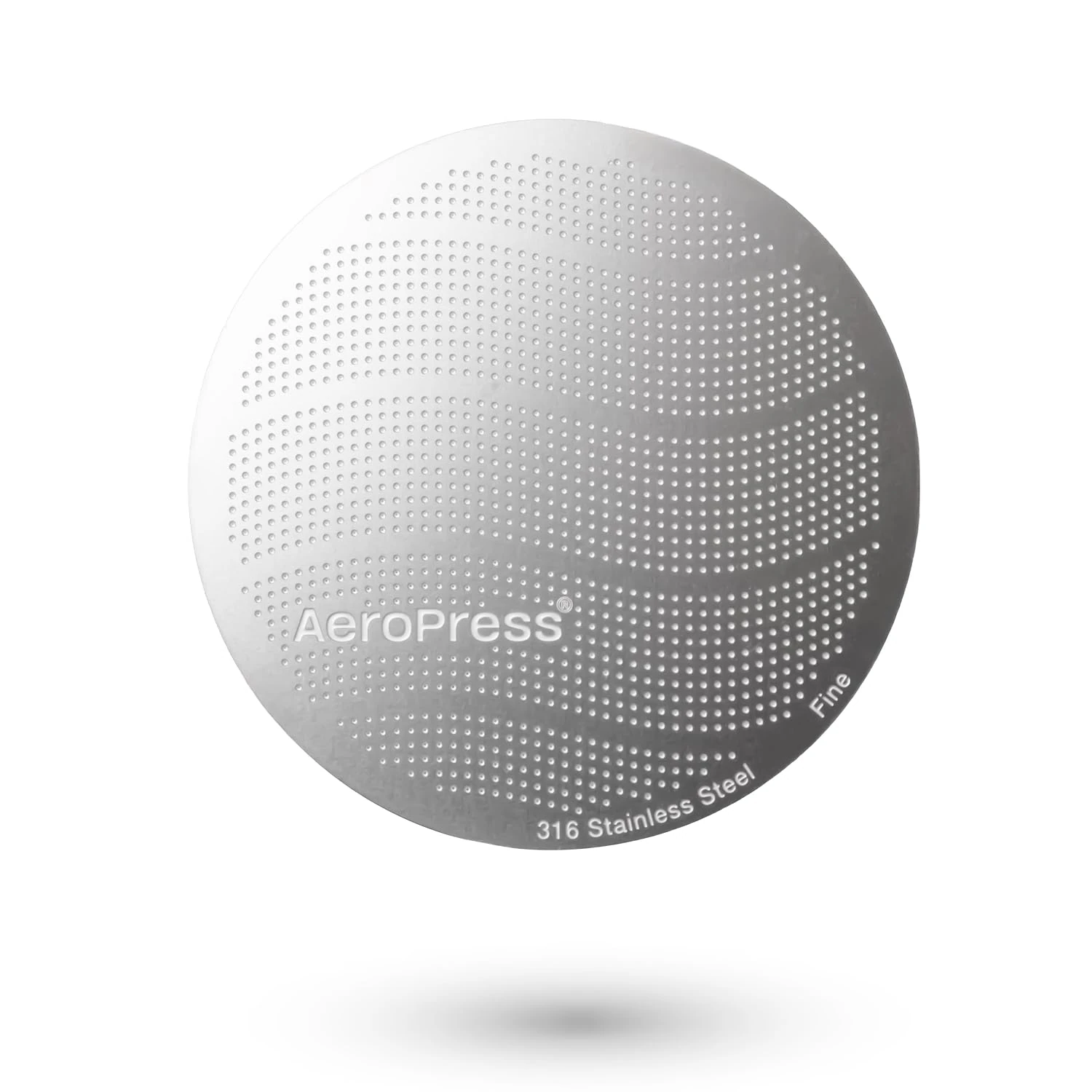 AeroPress Stainless Steel Reusable Filter - Metal Coffee Filter for AeroPress Original & AeroPress Go Coffee Makers, 1 Pack, 1 Filter, Gray