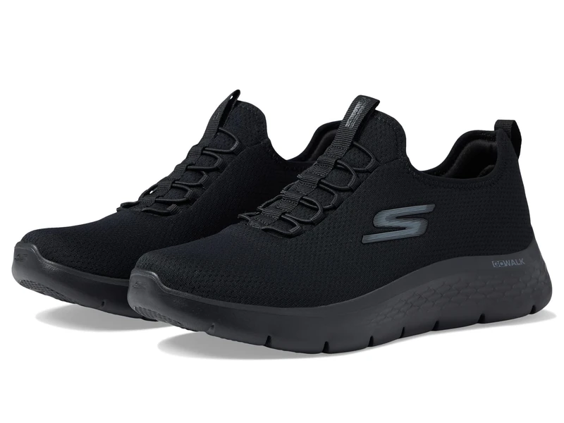 Skechers Men's Gowalk Flex - Athletic Slip-on Casual Walking Shoe with Air Cooled Foam Sneaker, Black 2, 14