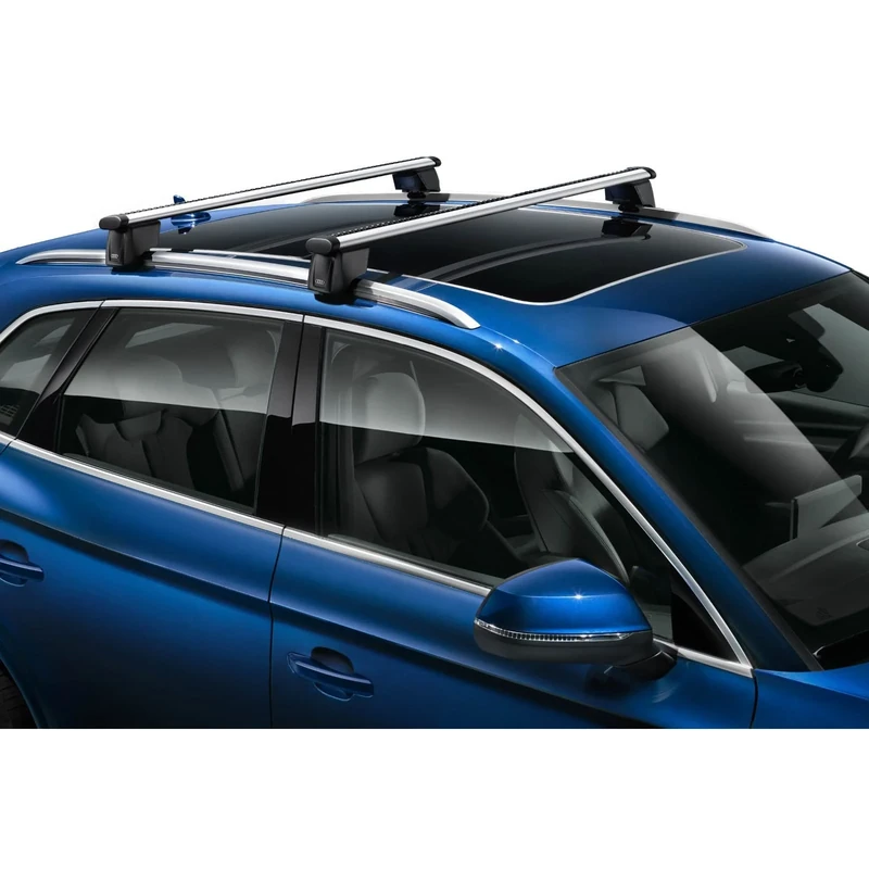 Audi 4K4071151 Basic Rack Roof Rack Support Bars T-Nut Roof Rack Rails Only for Vehicles with Roof Rails (PR Code 3S1/3S2), Only for Sportback