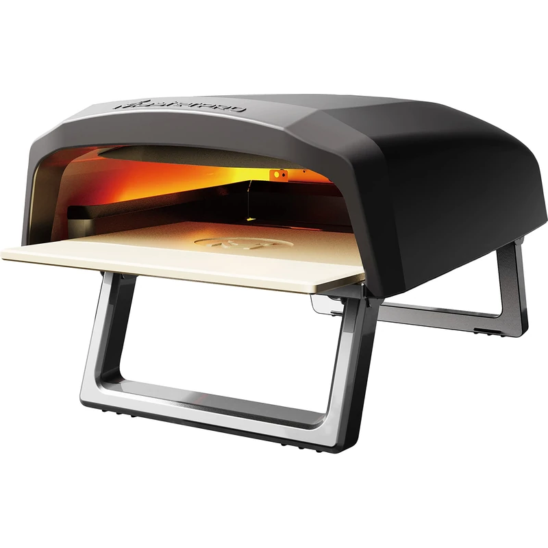 MasterPRO Napoli Pizza Oven Portable Gas Oven with Quick Baking Function up to 500ºC Pizzas Ready in 60 Seconds with Carry Bag and Stone Sheet