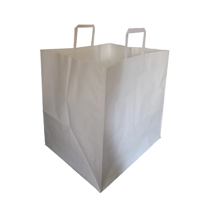 Mainetti Bags 91978 Box 150 Shoppers Craft Paper, 36 X 30 X 36 Cm, Flat Maxi, White