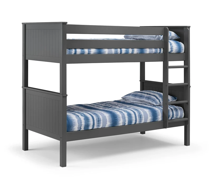 Julian Bowen Maine Bunk Bed, Anthracite, Single (MAI166)