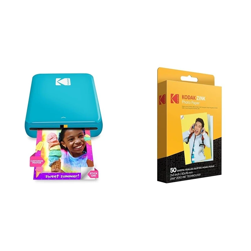 KODAK Step Instant Photo Printer+Compatible Smile, Step, PRINTOMATIC