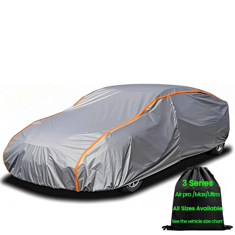 Car Cover Waterproof All Weather - Outdoor Full Cover for Automobiles Waterproof Car Covers (Sedan Plus(208" to 218"))