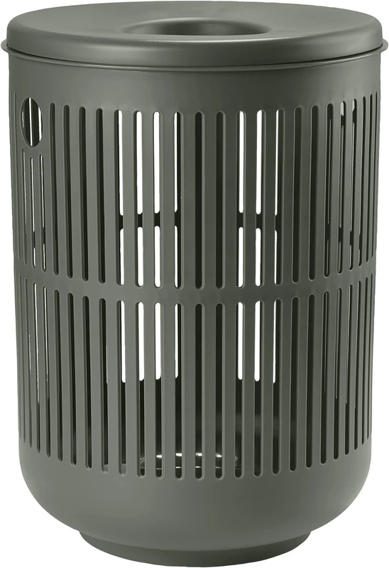 ZONE DENMARK Ume Laundry Basket, 40 x 54 cm, Olive Green