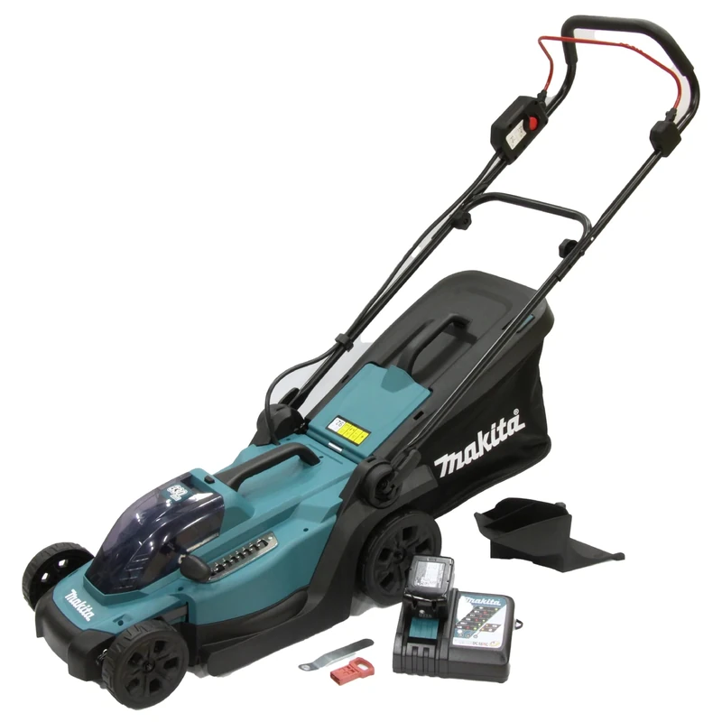 Makita DLM330RM tondeuse à gazon Tondeuse à gazon poussée Batterie Noir, Bleu - Image 1