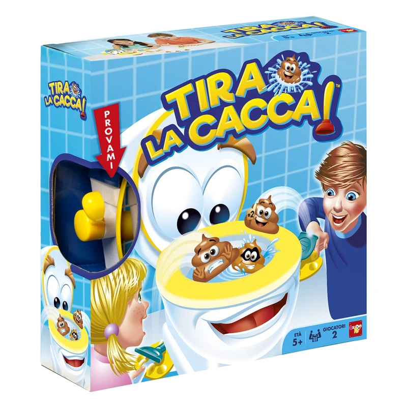 Rocco Giocattoli Poop Pull - Fun Fast Action Board Game - Image 1