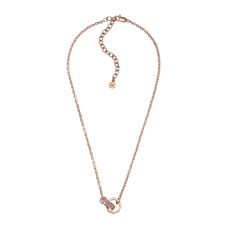 Emporio Armani Women's Stainless Steel with lobster clasp closure pendant necklace