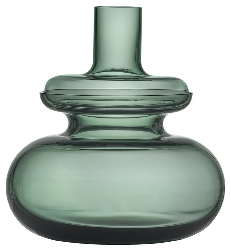 ZONE DENMARK Inu Vase, 23 x 25 cm, Moss Green - Image 1