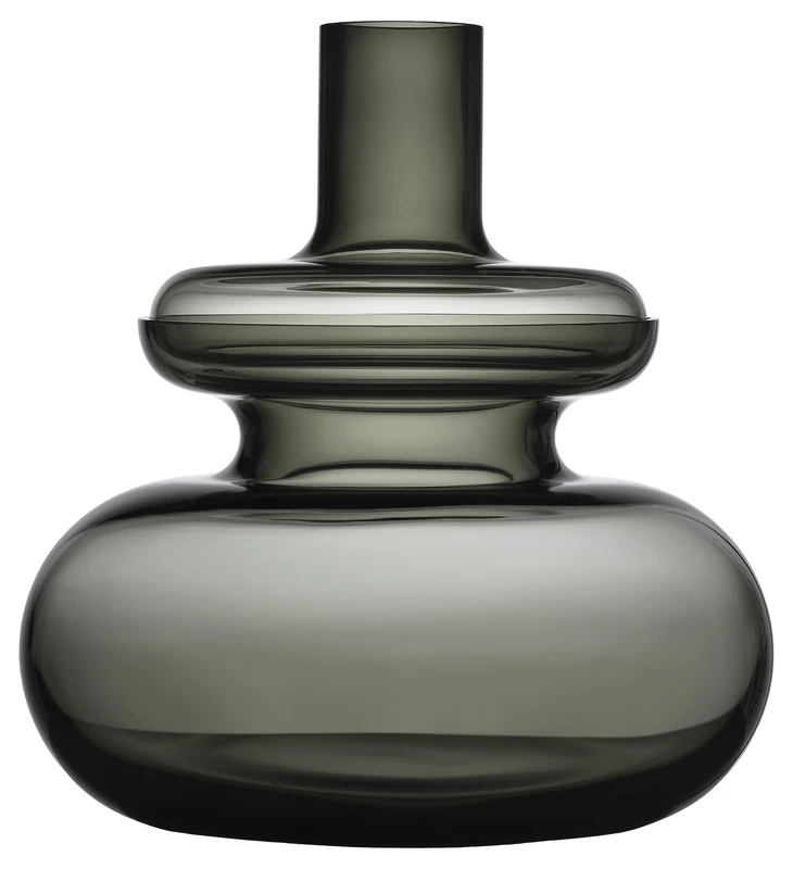 ZONE DENMARK Inu Vase, 31.7 x 33 cm, Ash Grey - Image 1
