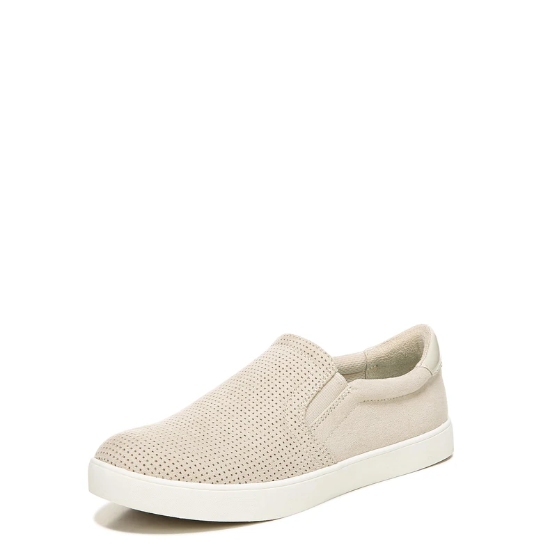 Dr. Scholl's Shoes Women's Madison Sneaker, Oyster Microfiber, 8 UK