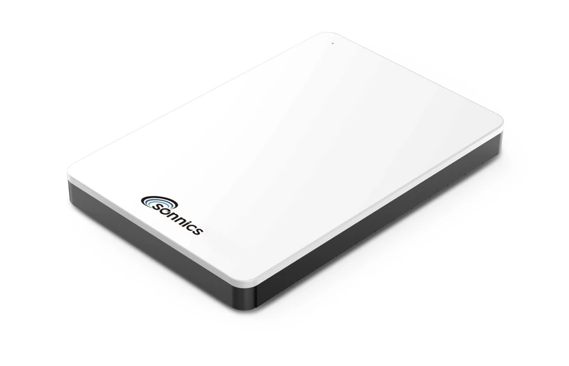Sonnics 1TB White External Portable Hard drive type C USB 3.1 Compatible with Windows PC, Mac, Smart tv, XBOX ONE & PS4