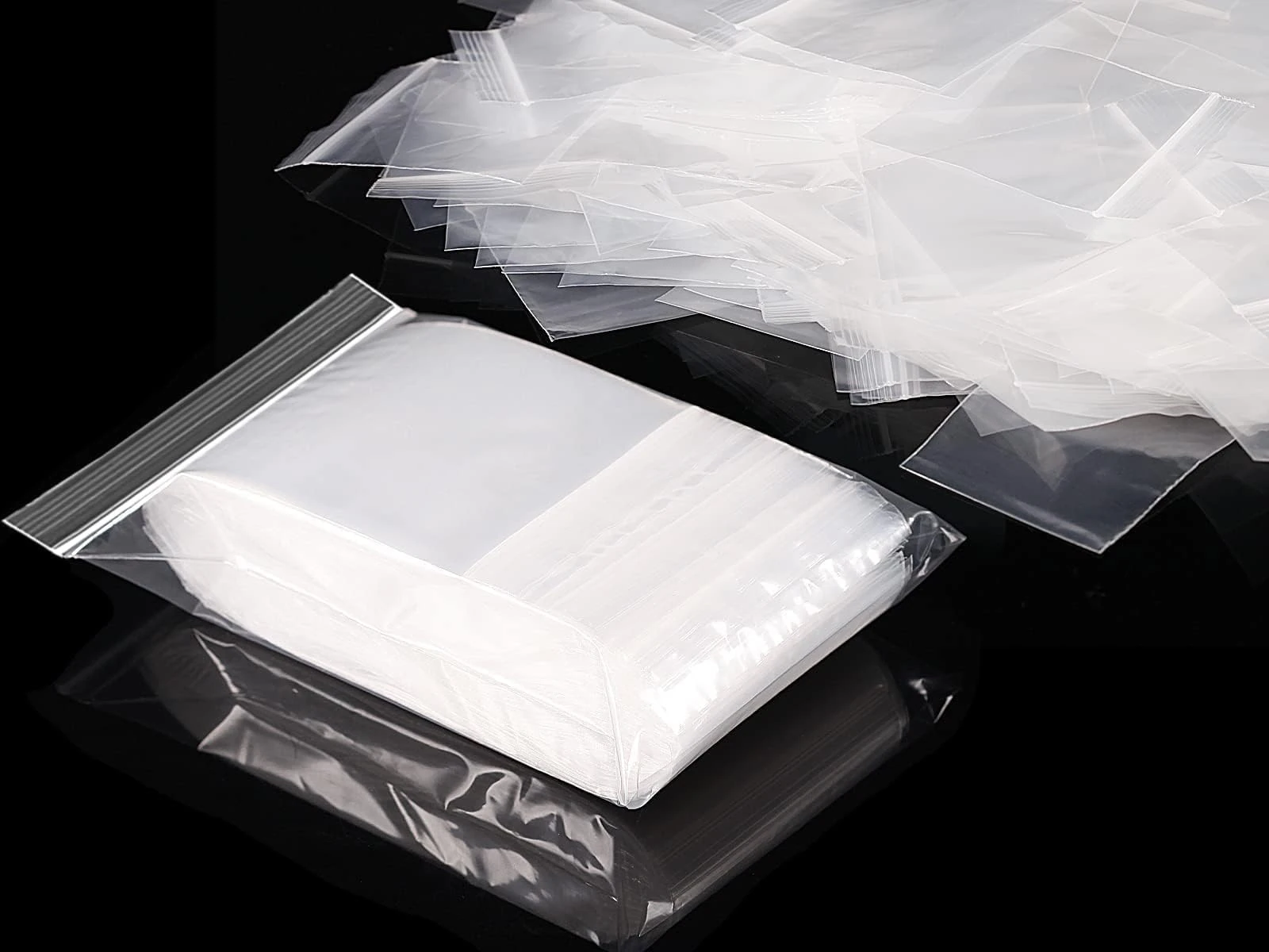 Grip Seal Bags - 200pcs 10 * 7cm Mini Resealable Clear Plastic Bags - Tiny Transparent Polythene Pouches For Jewelry, Drugs, Candies