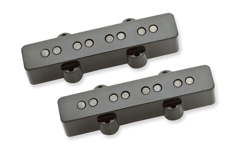 SEYMOUR DUNCAN - Microphone for Electric Guitar - Antique Jazz Bass Pickup Set Black Hoods