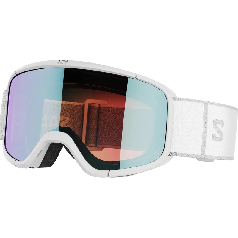 Salomon Aksium 20 S Photochromic Unisex Goggles Ski Snowboarding, Great fit and comfort, Durability, and Automatically optimized vision, White, One Size