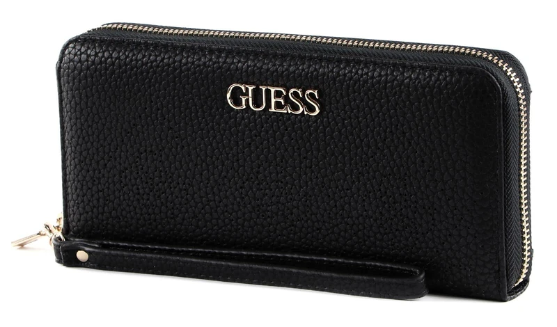 Guess KASINTA SLG Large ZI, Travel Accessories-Wallets Women, Black, One Size, Black, One Size
