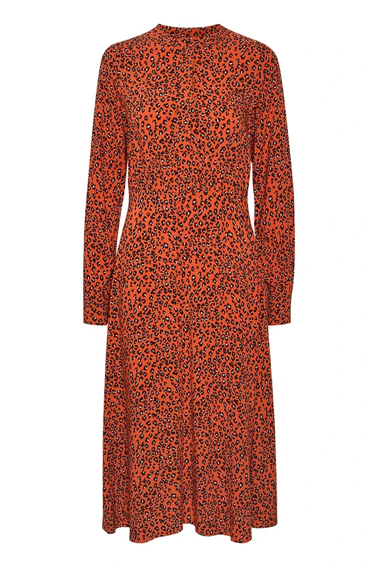 Part Two VionaPW DR Casual Dress, Koi Leo Print, 46 Women's, Koi Leo Print, UK 10.5