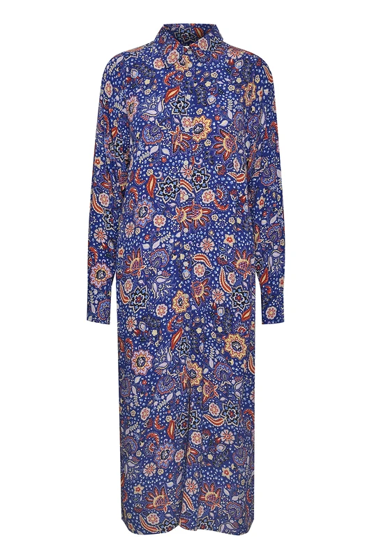 Part Two Women's Marlaspw Dr Casual Dress, Bluing Wallpaper Print, 8