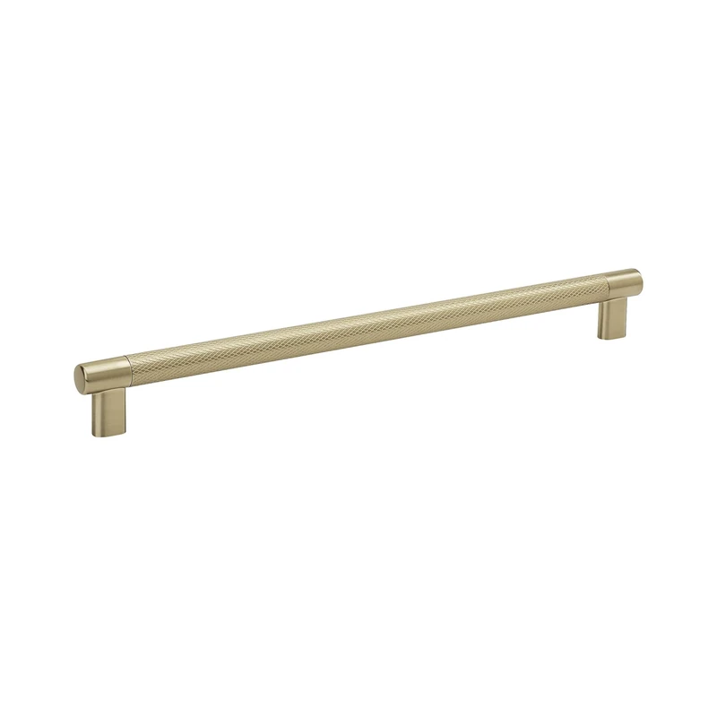 Amerock | Kitchen Cabinet Pull | Golden Champagne | 12-5/8 in (320 mm) Center-to-Center | Bronx | 1 Pack | Furniture Hardware | Cabinet Handle | Bathroom Drawer Pull