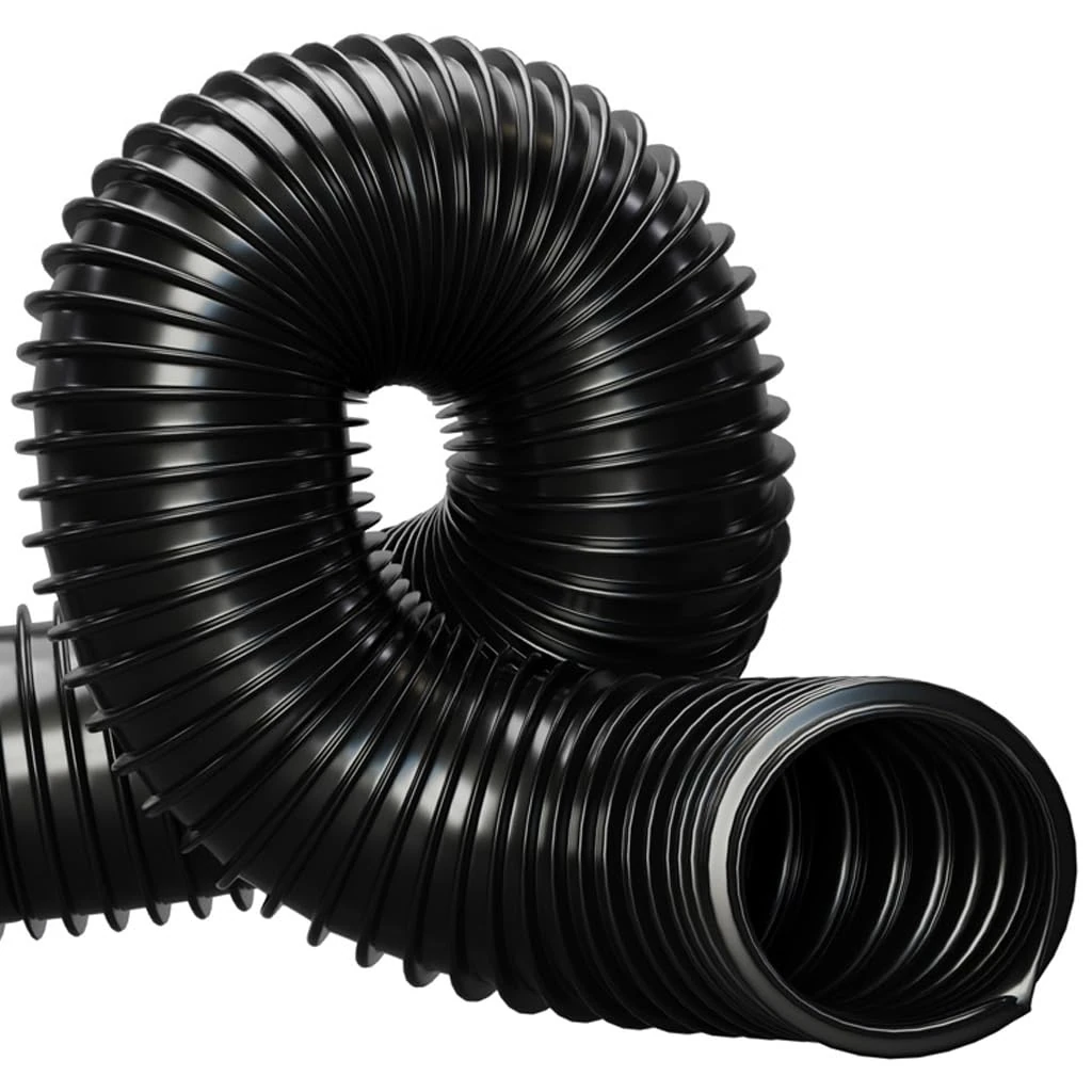 19mm Black Pond Corrugated Flexible Hose Pipe 9 Metre