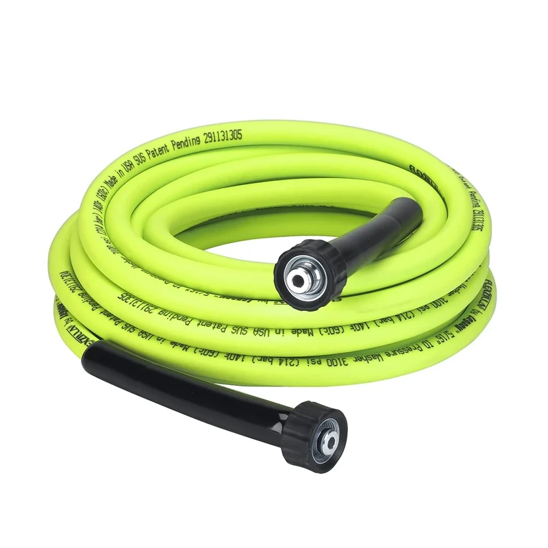 Flexzilla HFZPW3525M-E 5/16" x 25 Pressure Washer Hose, ZillaGreen, 25'